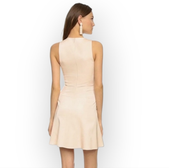 4.COLLECTIVE GROSGRAIN TWISTED KNOT DRESS, BLUSH 8 - Picture 3 of 14